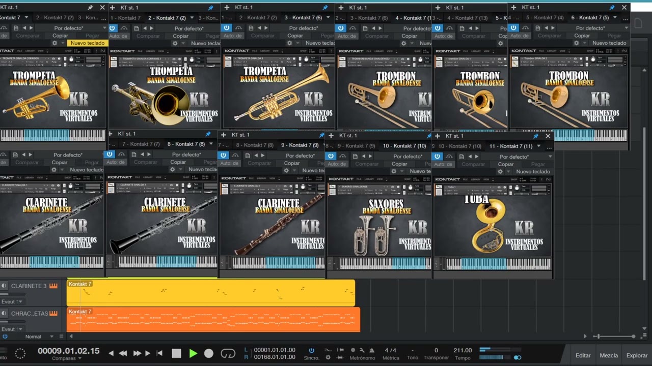 SAMPLES DE BANDA SINALOENSE, NUEVOS PARA KONTAKT (ACTUALIZACION)