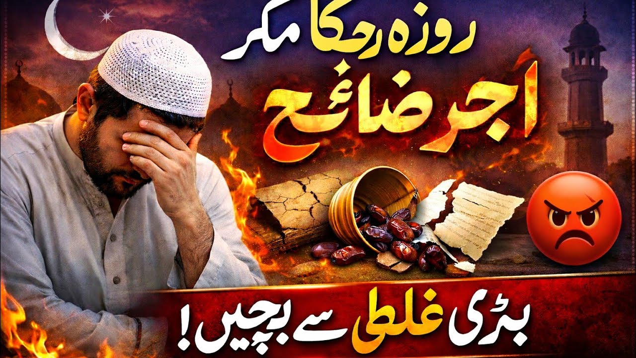 روزہ رکھا مگر اجر ضائع؟ بڑی غلطی سے بچیں!