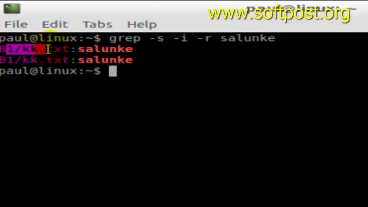 How to search pattern in all directories and subdirectories in Linux