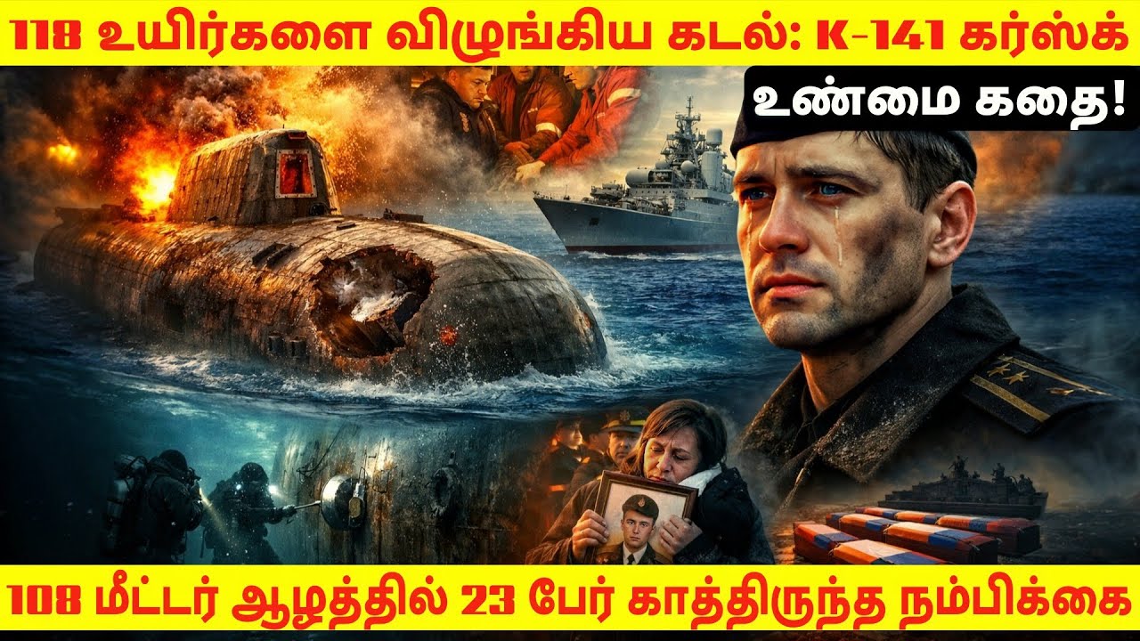 மரணக் குழியில் 23 உயிர்கள்! கர்ஸ்க் நீர்மூழ்கிக் கப்பலின் துயரக் கதை The Untold Story of K-141 Kursk