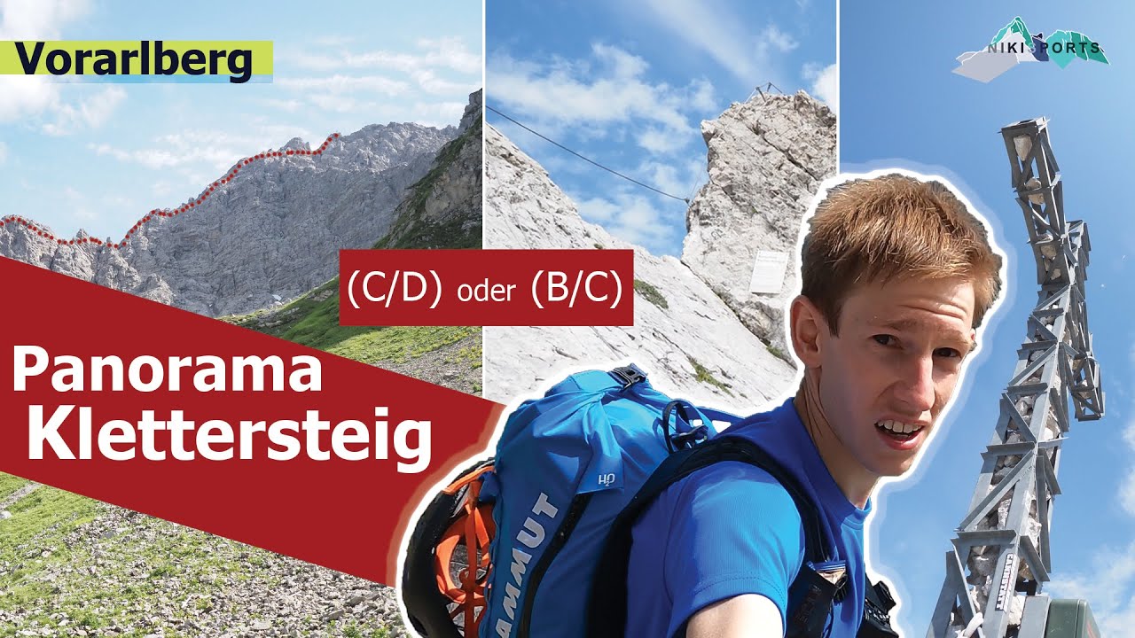 Panorama Klettersteig Warth (Vorarlberg)