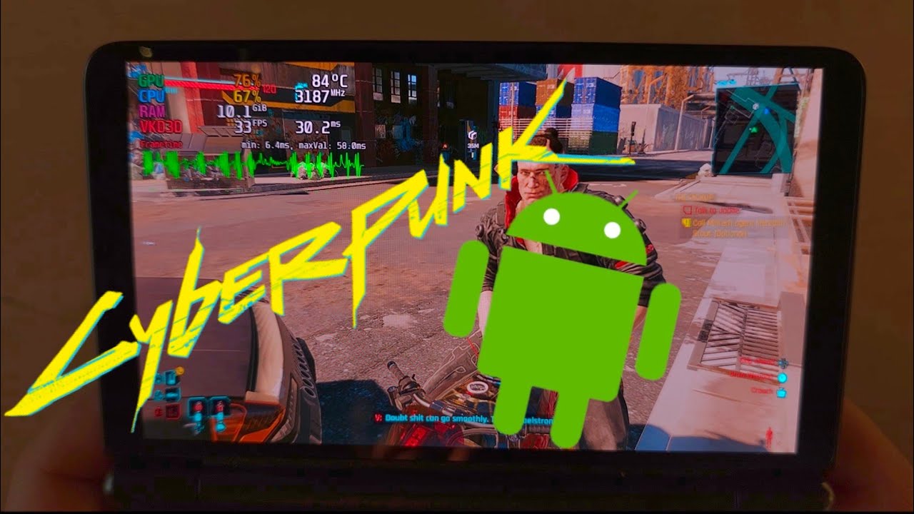 [Gameplay] Cyberpunk 2077 - GameHub - AYN Thor Max