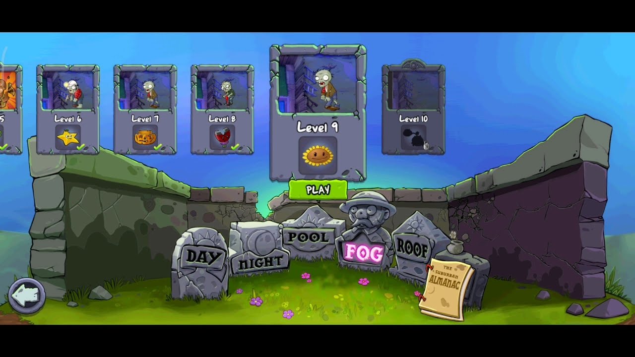 Plants VS Zombies   Stage 4 7 Stage 4 10 Gameplay