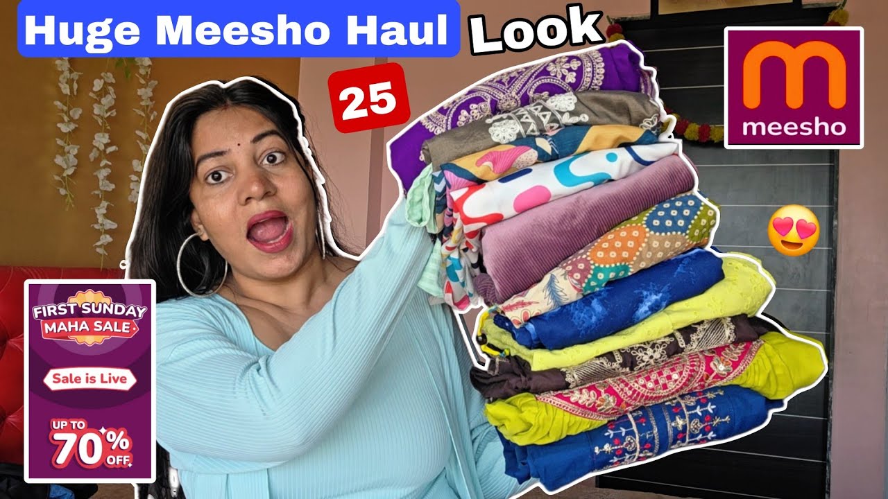 I TRIED MEESHO *BEST SELLING FESTIVE KURTASET ,WESTERN FITS*🥰 MEESHO Haul🥰Sona style corner#Meesho 