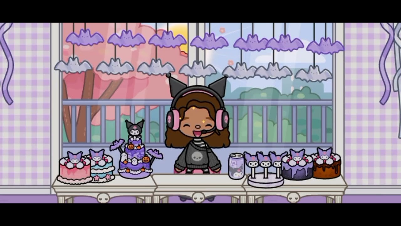 Toca boca kuromi dégustation💜🖤