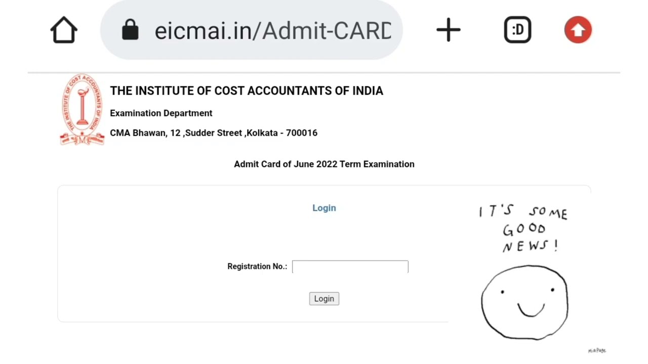 IMP UPDATE -  Admit card out for reschedule  CMA examination of June 2022  #CmaRescheduleExamUpdate