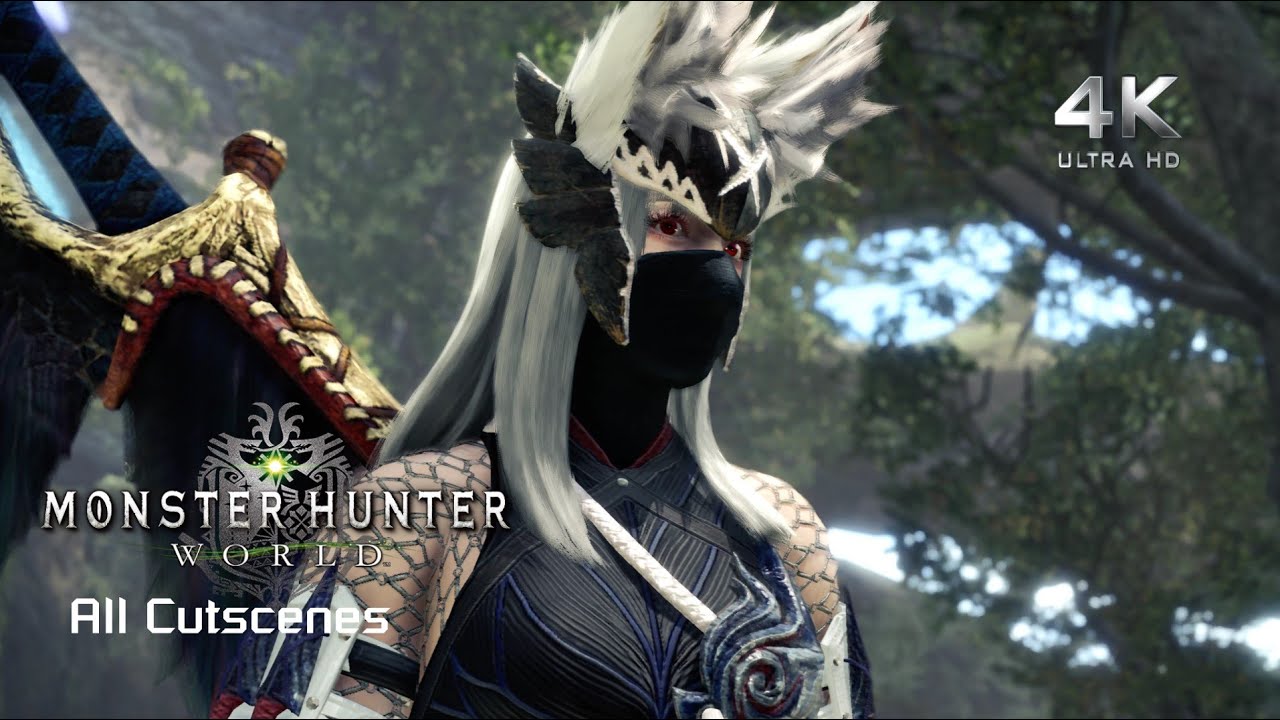 【魔物獵人 世界 過場動畫】Monster Hunter World All Cutscenes (Game Movie)《中文字幕 日文配音 4K》