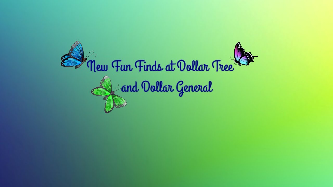New Fun Finds at Dollar Tree and Dollar General 