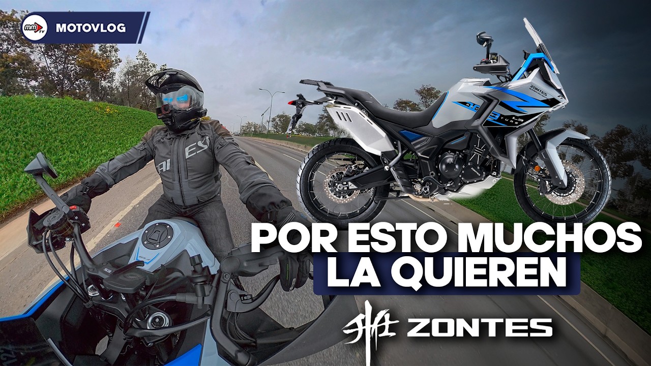 ¿Cómo tan equipada y por ese precio? 😱  Zontes 703F 2025 | Review moto a diario