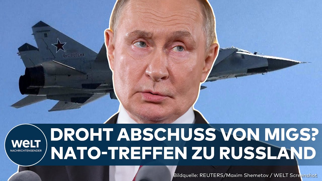 PUTINS KRIEG: Abschuss von Russlands Kampfjets? Nato ber&auml;t &uuml;ber Reaktion auf Luftraum-Verletzung