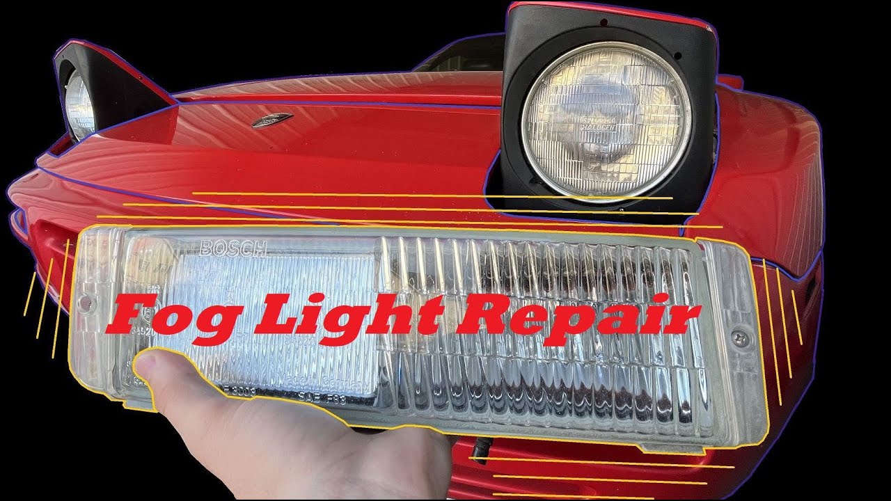 Porsche 944/928 Fog Light Housing Repair - Seized Screws || 1989 Porsche 944 S2 ||