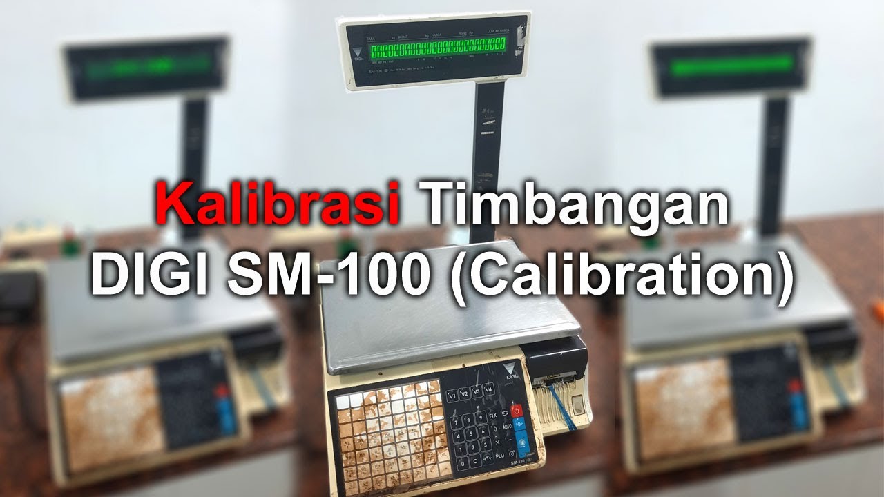 Kalibrasi Timbangan SM-100 30 kg (Calibration)