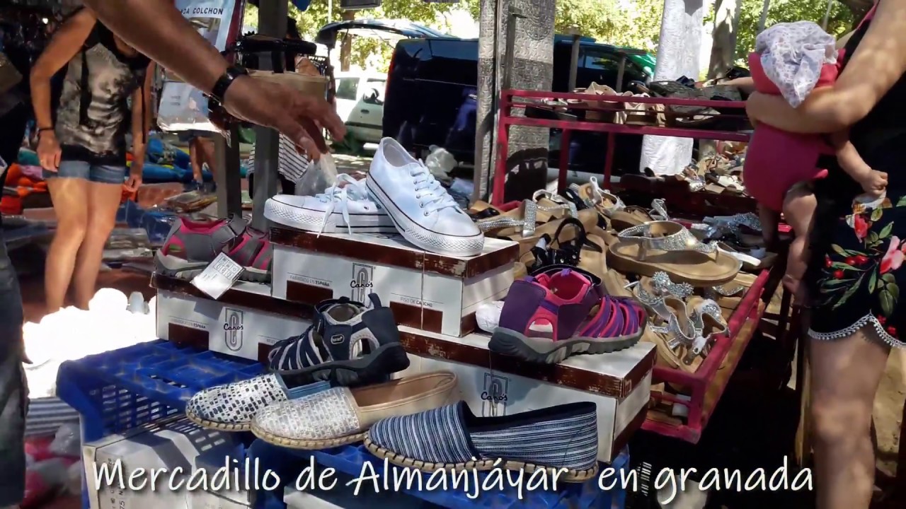 Mercadillo de Almanjáyar granada(un domingo verano) mérite un détour سوق شعبي بغرناطة