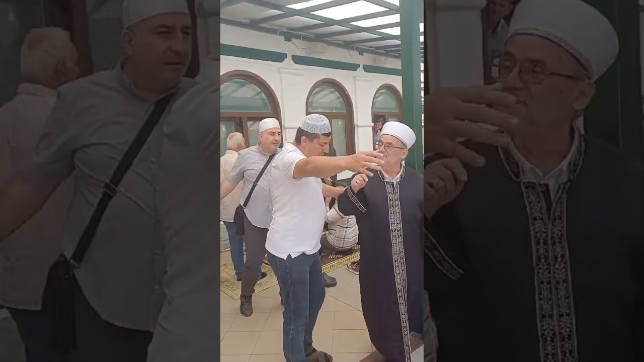 İske&ccedil;e &Ccedil;ınar camiinde  Yunanistan'ın Tayinli M&uuml;ft&uuml;s&uuml;n&uuml; cemaat camiden kovdu