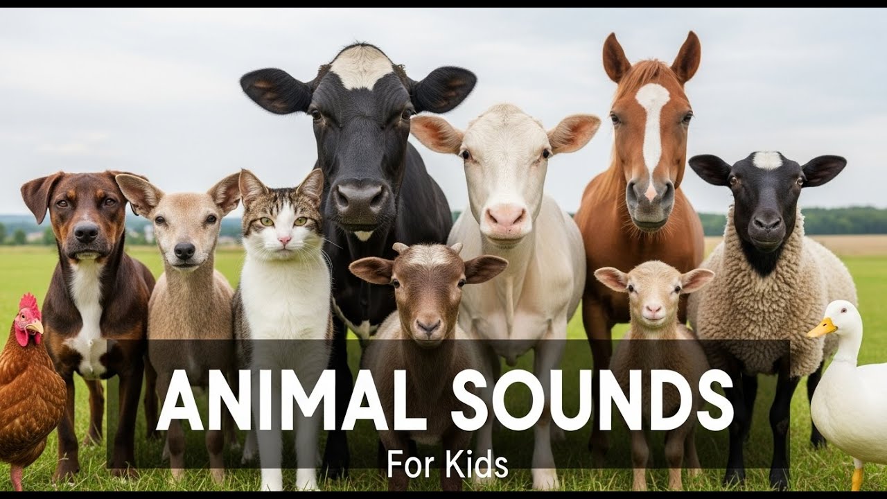 Top 100 Animal Sounds Mega Compilation | Long Learning Video