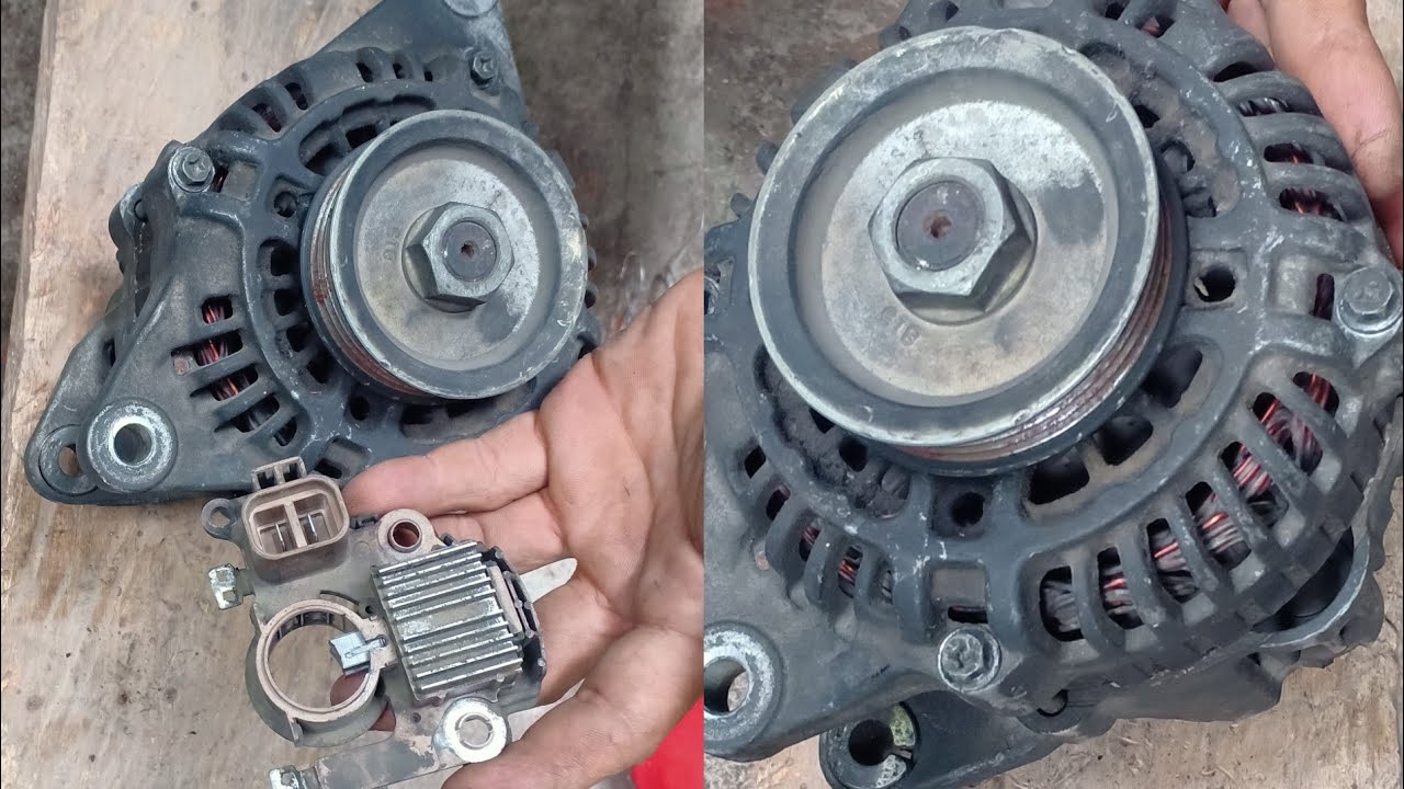How to replace  Alternator IC Regulator? ( Mitsubishi Lancer / Gallant)