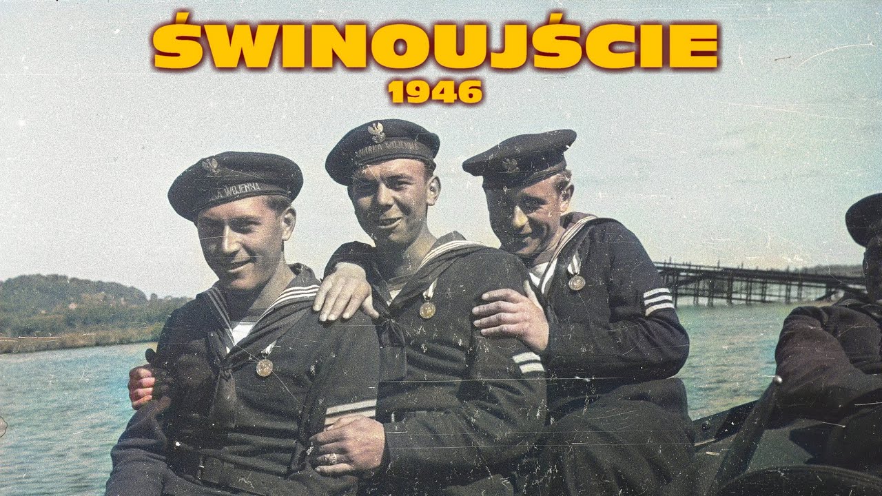 NAC 57 - MARYNARZE W ŚWINOUJŚCIU 1946 | MARINE IN SWINEMÜNDE