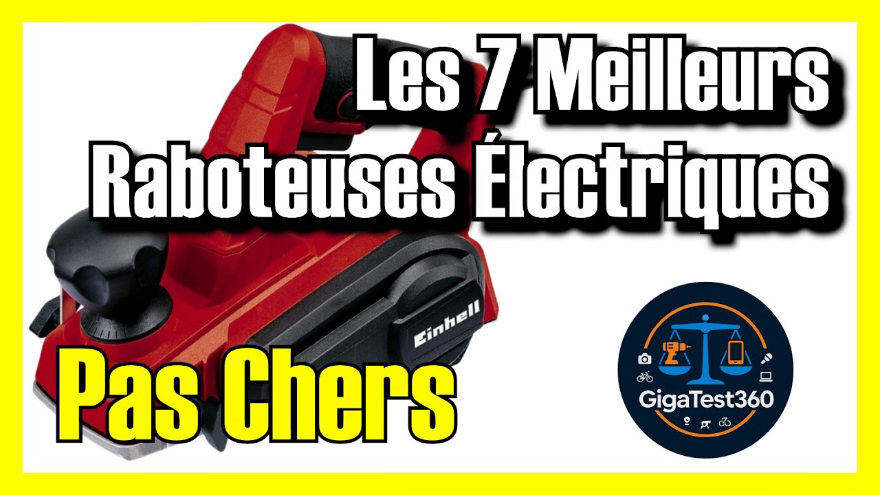 🔧🔥 Les 7 MEILLEURS Raboteuses Électriques PAS CHERS sur Amazon [2026]✅[Qualité/Prix] bois