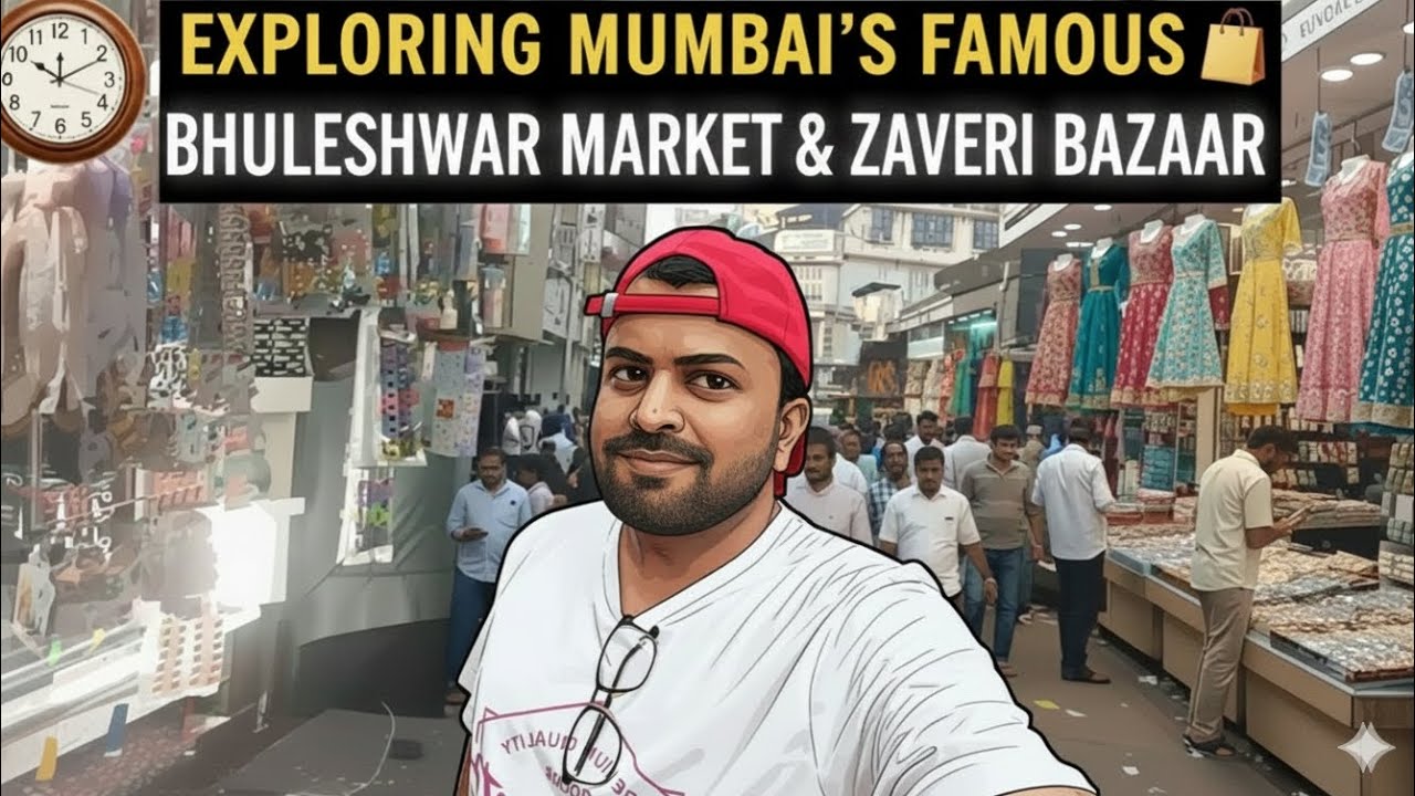 Exploring Mumbai's Famous 🛍️ Bhuleshwar Market & Jhaveri Bazaar 😱 #trending #viralvideo #explore 