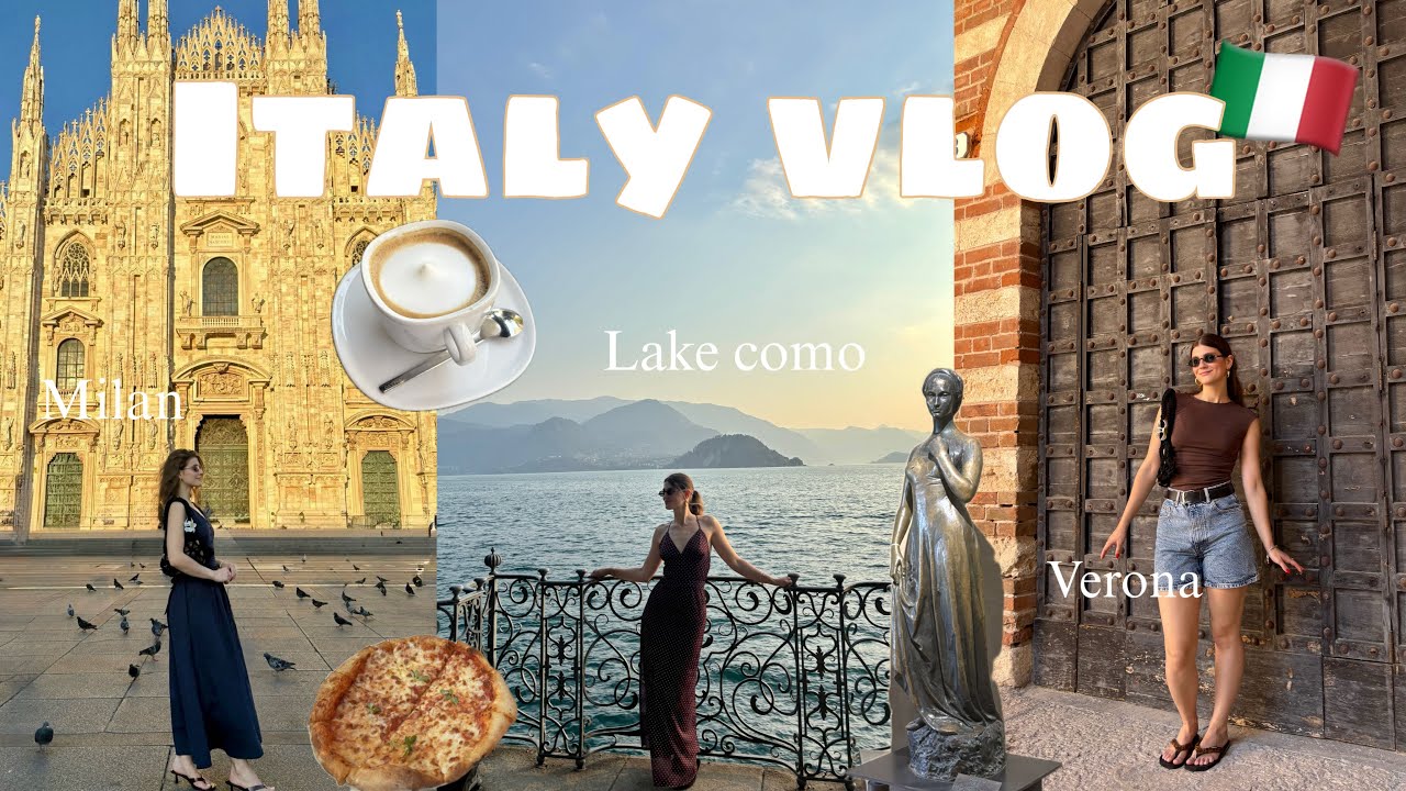 Italy Travel Vlog 🇮🇹exploring Milan, Verona and Lake Como. 