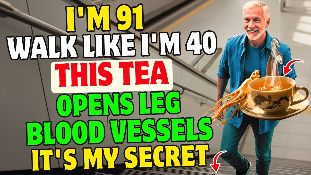 Over 60? Drink These 3 Teas to Rebuild Muscle and Walk Strong Like You Did at 40 |Senior Health Tips