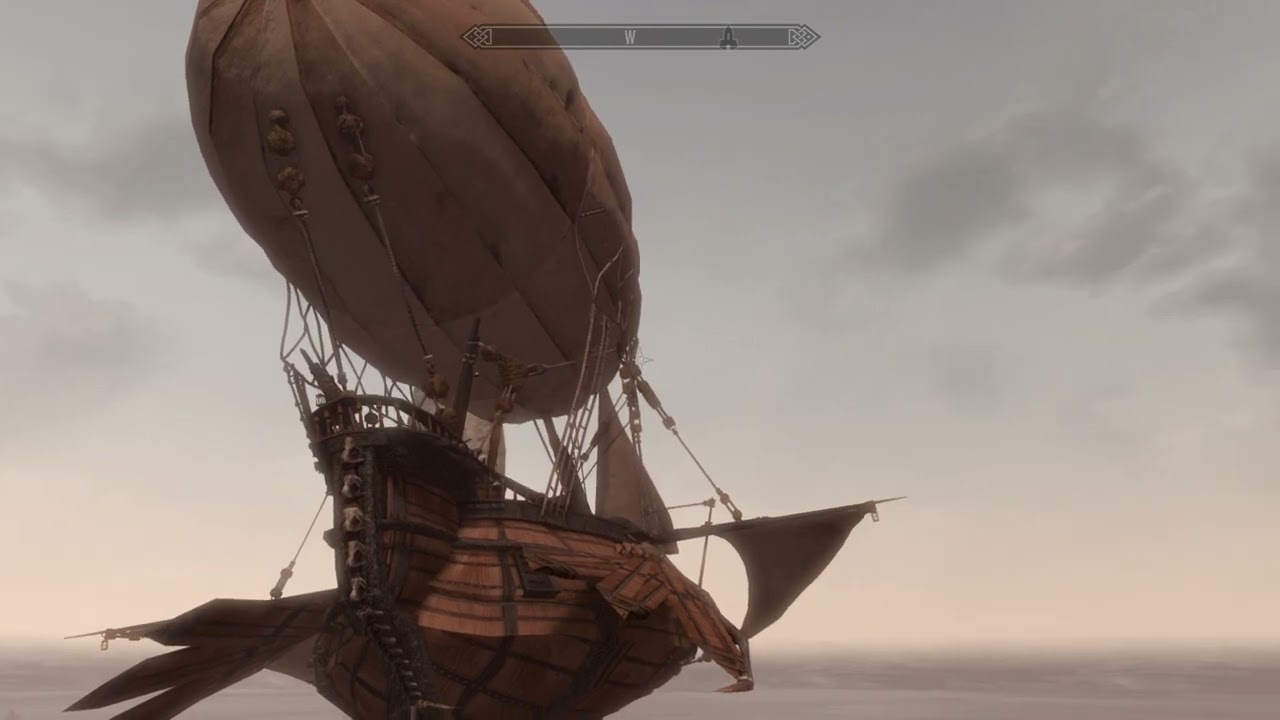 Odyssey of the Dragonborn - Airship approach demo