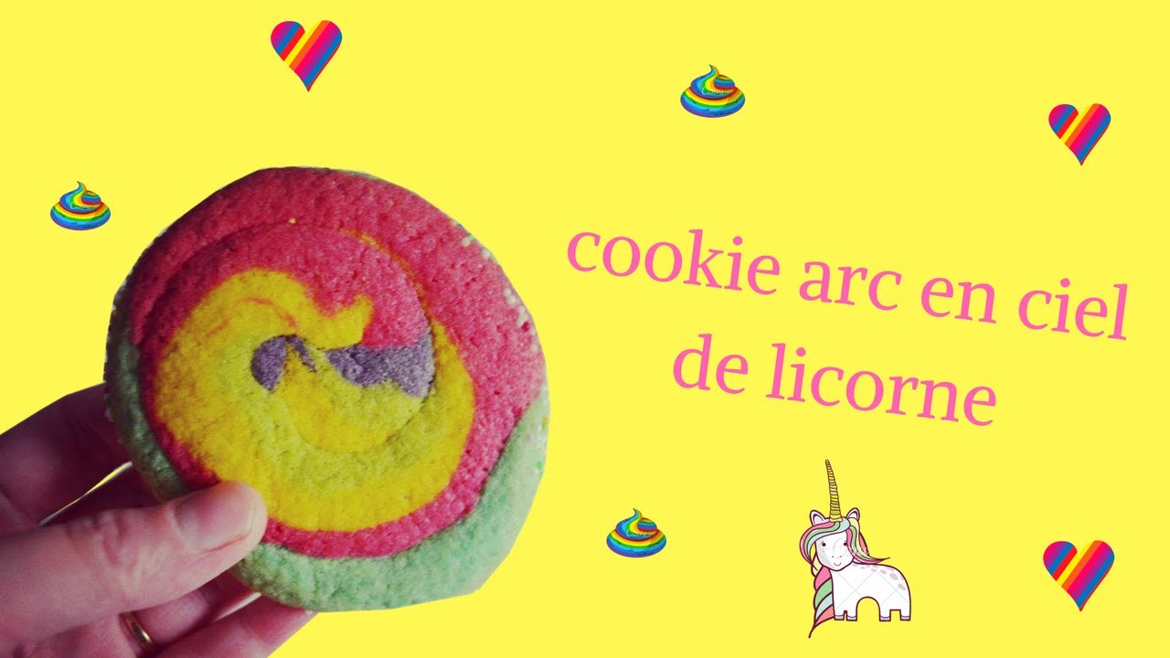 🦄 🖤cookie arc en ciel de licorne/rainbow unicorn cookie🖤🦄
