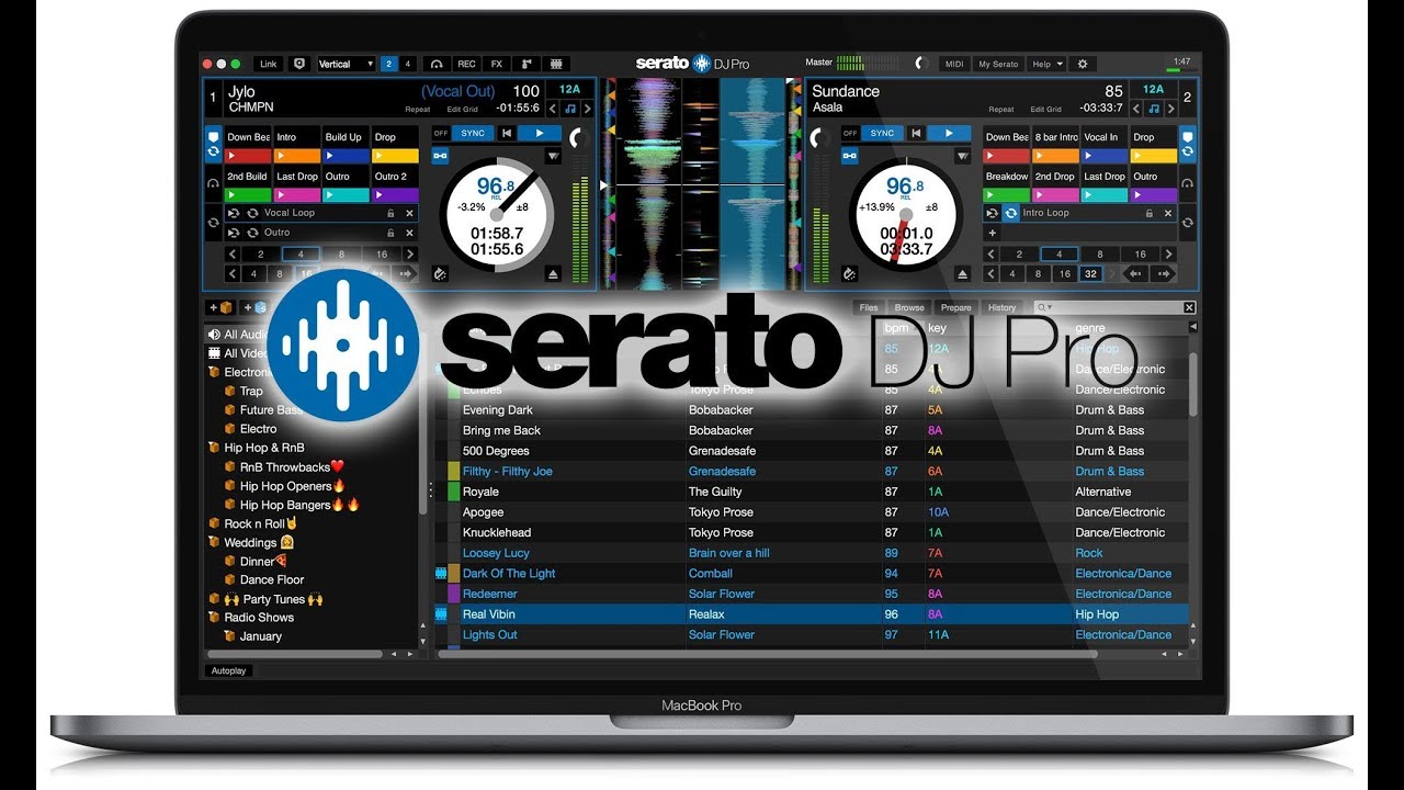 Serato DJ - How to change your computer screen when DJing in the Sun. (MAC) user