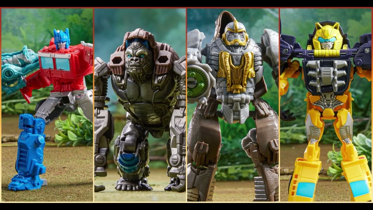 Transformers RISE OF THE BEASTS BEAST MODE BUMBLEBEE + WEAPONIZERS + COMBINERS FIRST L00K - OMG!!