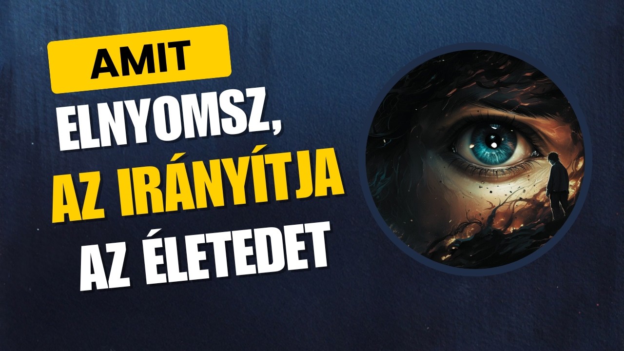 Amit elnyomsz, az irányítja az életedet