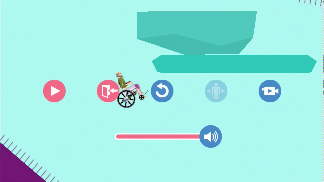 Happy Wheels IOS Wheelchair Guy level 12