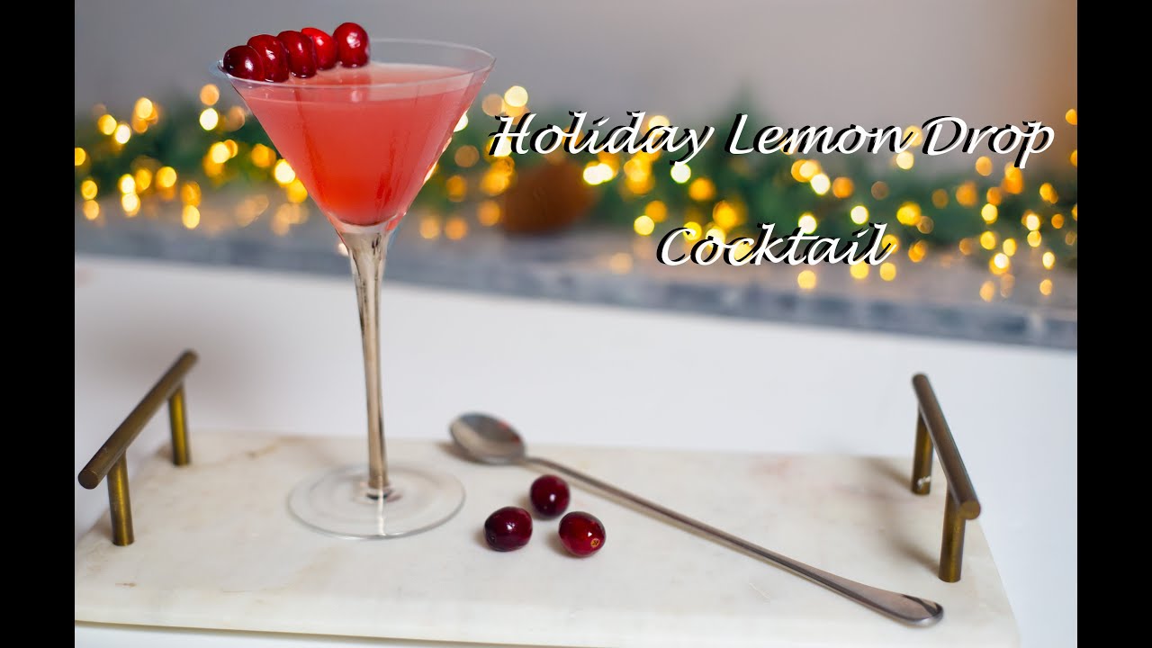 How To Make A Holiday Lemon Drop Cocktail | Drinks Made Easy