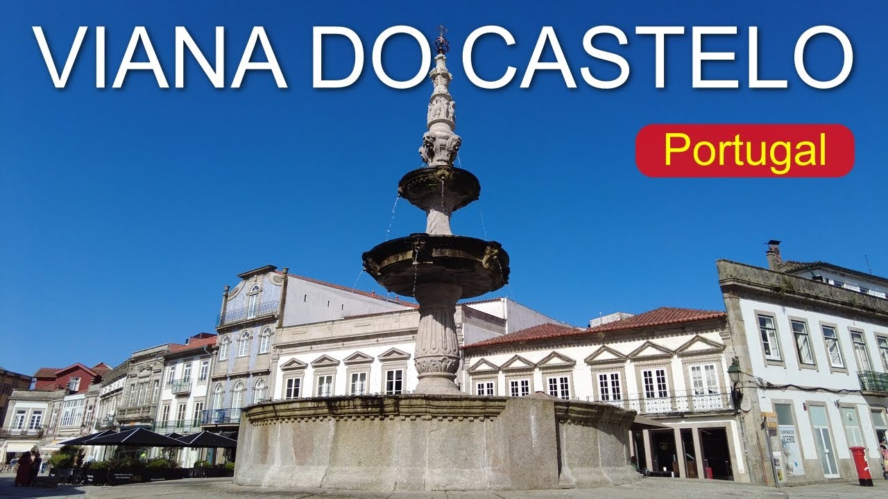 🇵🇹 Atlantic Town Walk – Strolling Through Viana do Castelo, Portugal