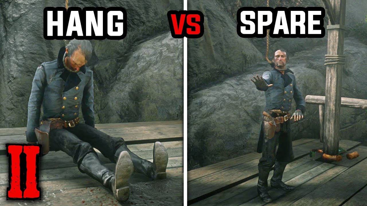 Hang vs Spare Cleet (Why You Shouldn't Disobey Sadie) - Red Dead Redemption 2