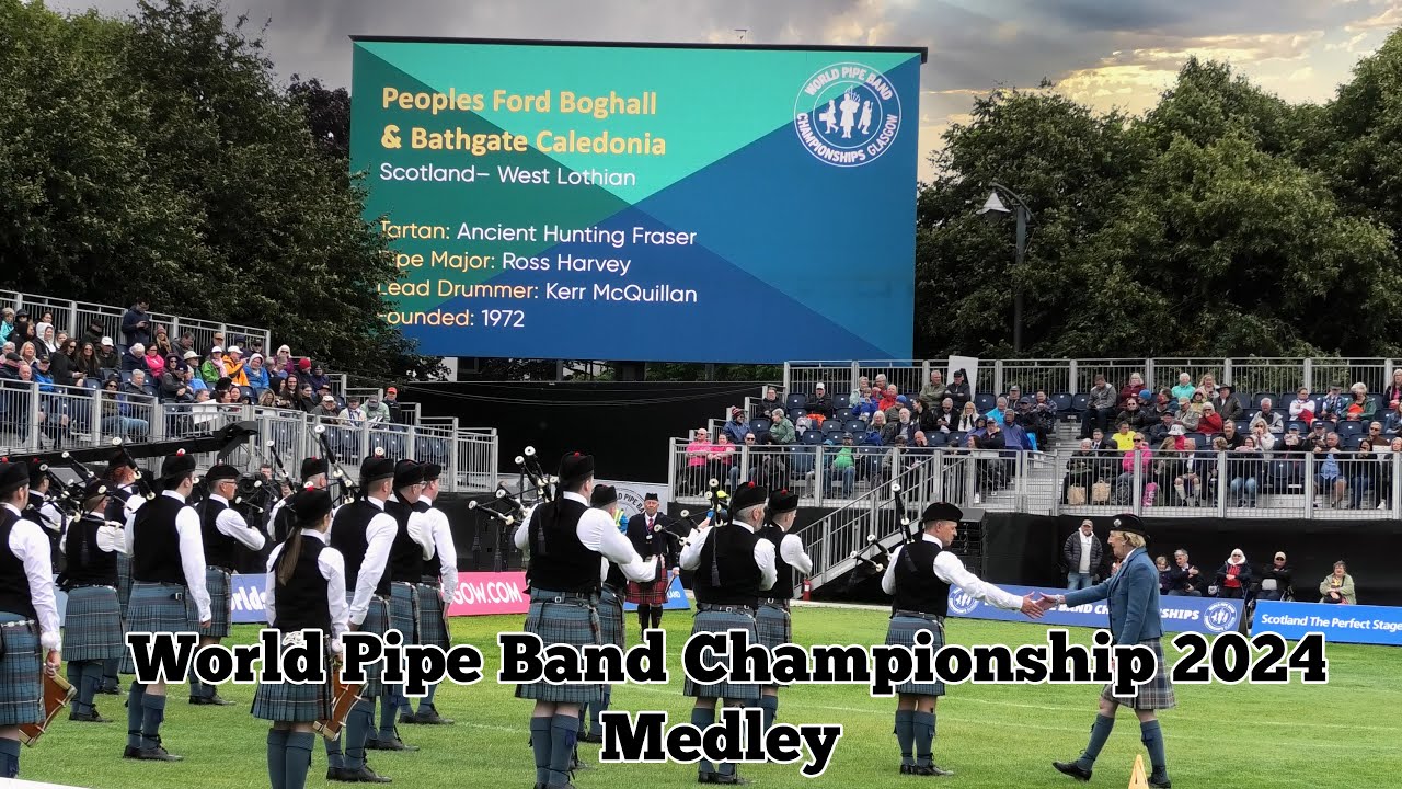 Boghall & Bathgate Caledonia PB - Grade 1 Medley - World Pipe Band Championship 2024