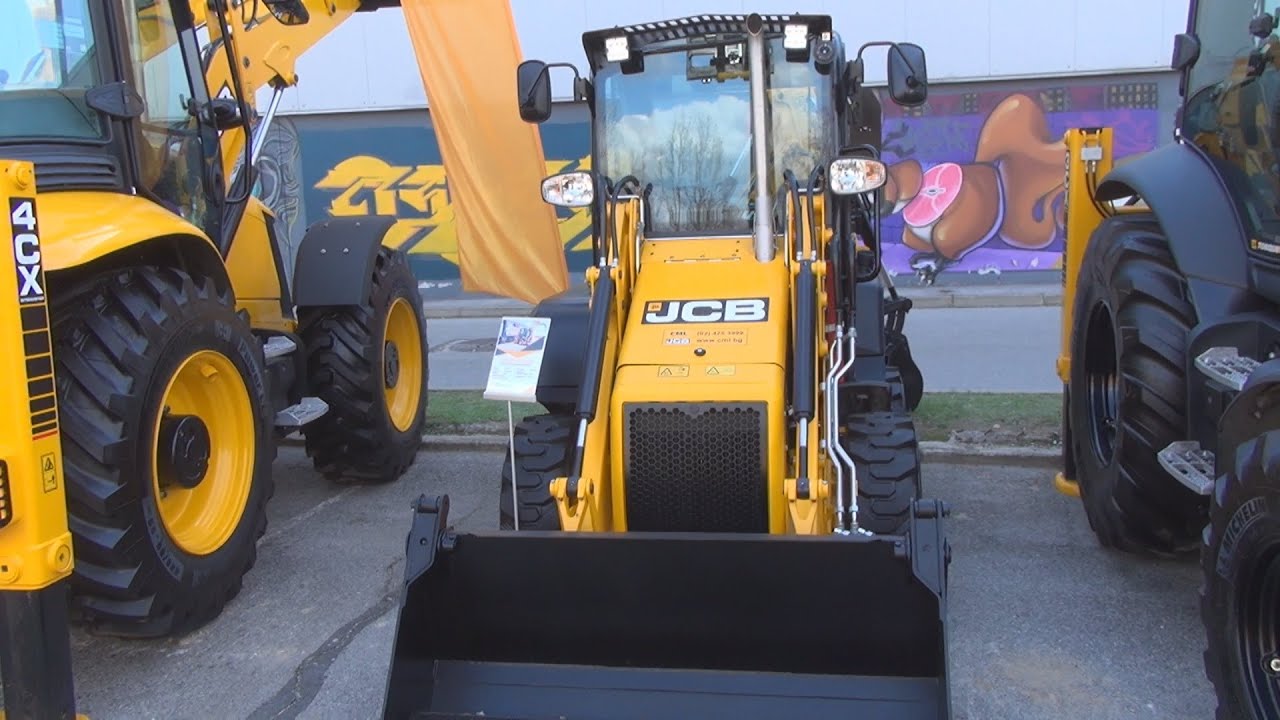 Экскаватор-погрузчик JCB 1CX Plus (2023) Экстерьер и интерьер