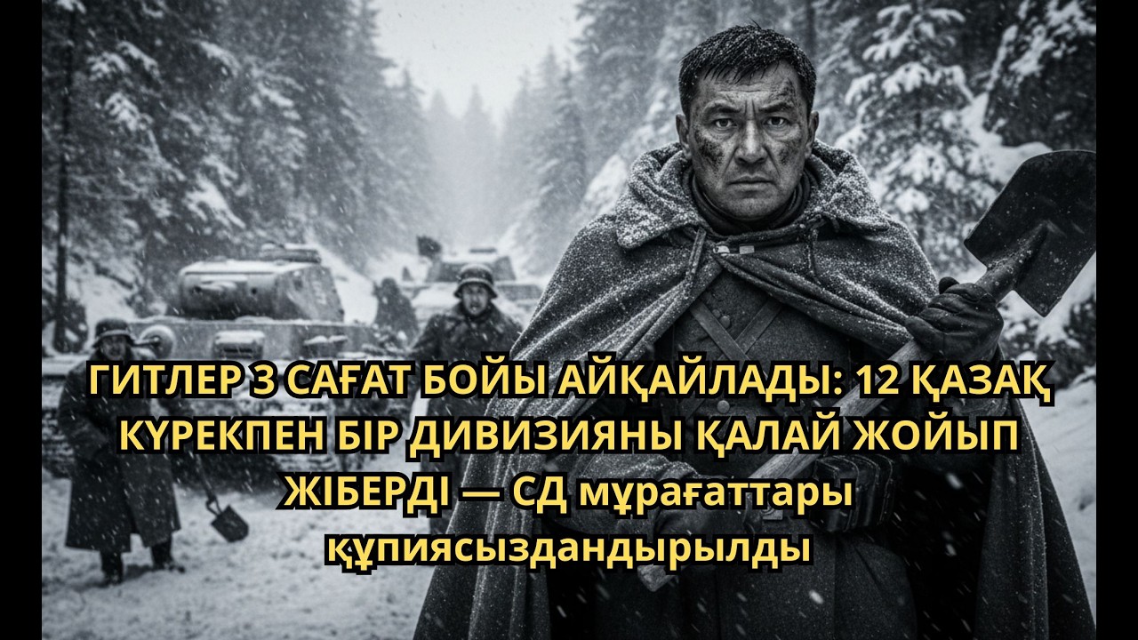 ГИТЛЕР 3 САҒАТ БОЙЫ АЙҚАЙЛАДЫ: 12 ҚАЗАҚ КҮРЕКПЕН БІР ДИВИЗИЯНЫ ҚАЛАЙ ЖОЙЫП ЖІБЕРДІ