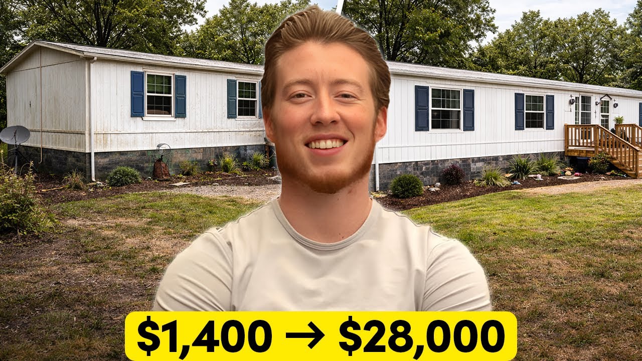 How I Turned Cheap Mobile Homes Into $20,000–$80,000 Profit (Real Deal Breakdown)