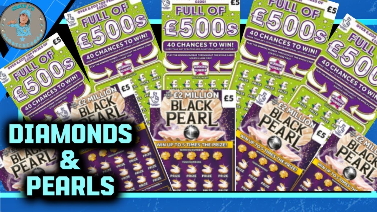 £60 WORTH OF DIAMONDS AND PEARLS , BLACK PEARL SCRATCH CARD & FULL OF £500s #scratch #scratchcards
