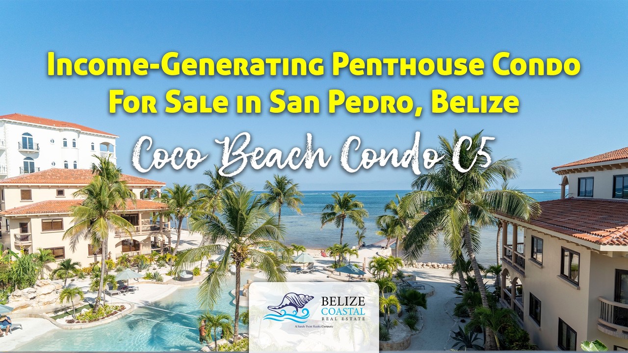 Income Generating Penthouse Condo For Sale in San Pedro, Belize | Coco Beach Condo C5