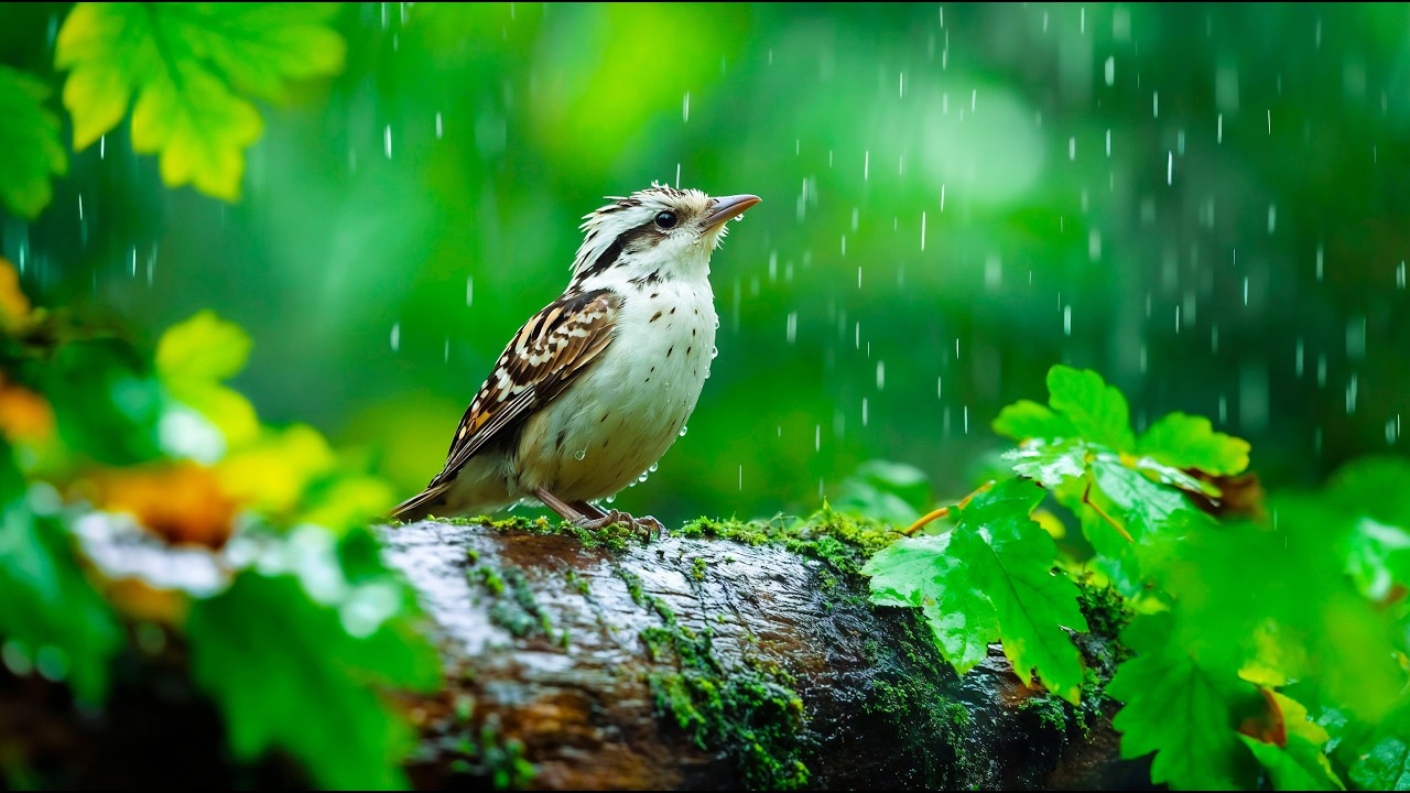 Relaxing Music with Birdsong & Gentle Rain 🌧️ Find Inner Peace, Stress Relief & Clarity