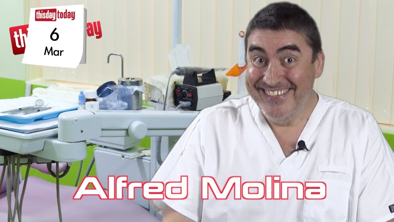 March 6: Alfred Molina. Fabio's Fortune Cookies. This Day Today