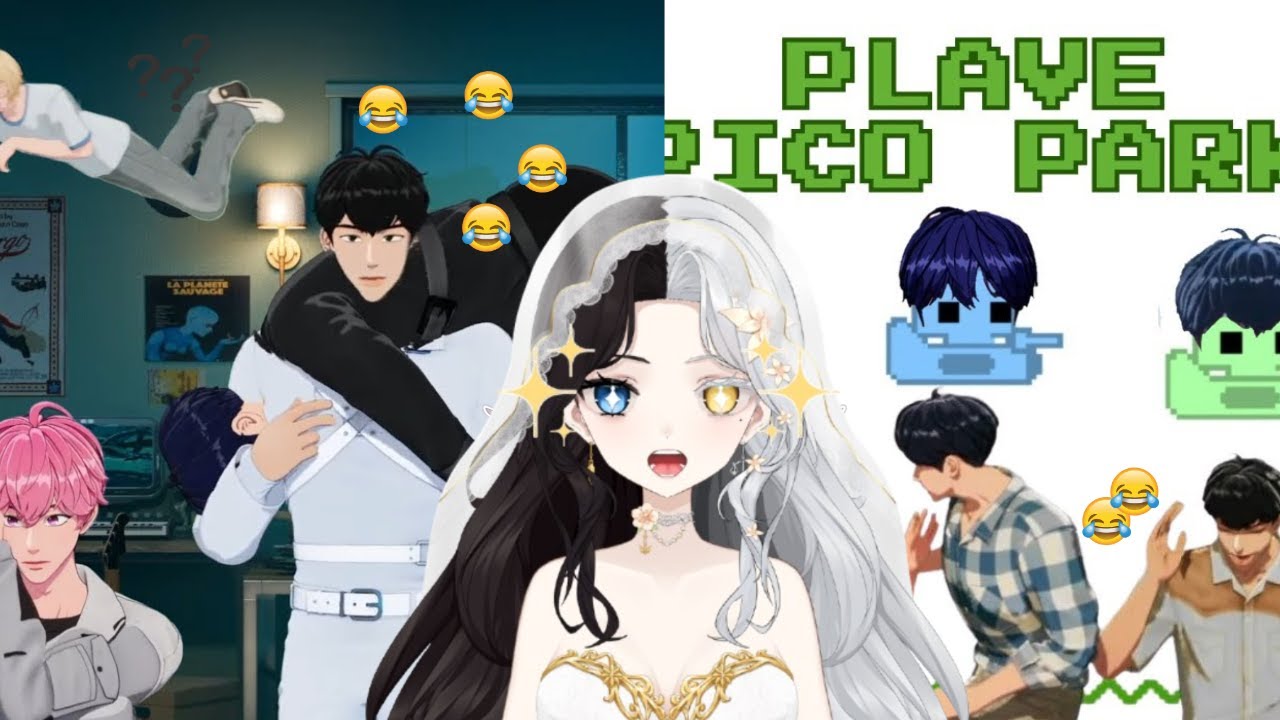 [Angelina Rosemary] Reacting to Plave GLITCHING/PLAVE Pico Park! Second part