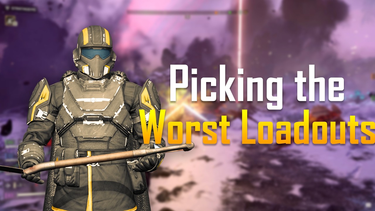 My friends tried to pick the worst loadout in Helldivers 2