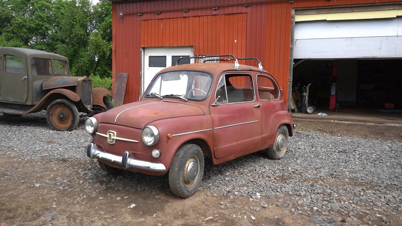 Rataspää Fiat 600 osa 5 peltityöt ja patinamaalaus