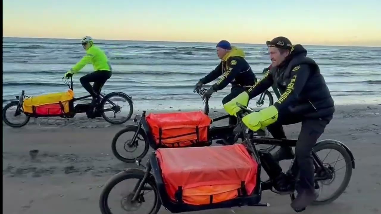 Mūsu darbs un ikdiena – velokurjers ziemā un tūrisms!