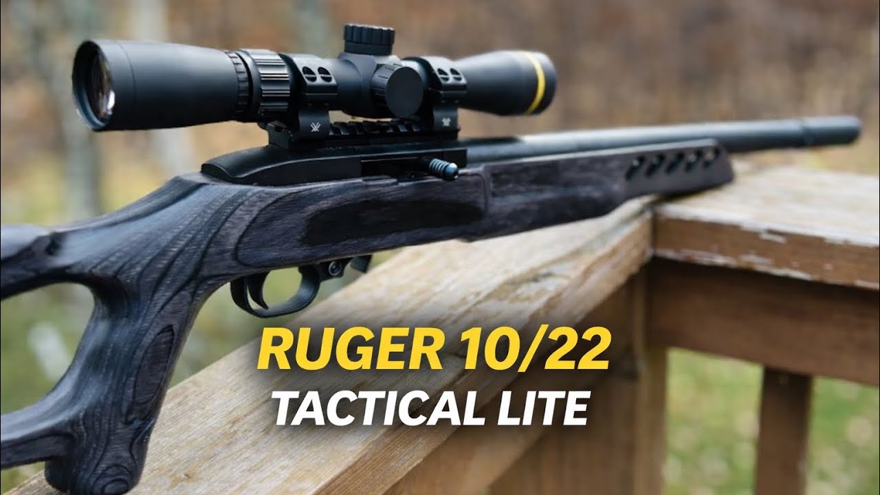 Обзор Ruger 10/22 Tactical Lite 22LR!