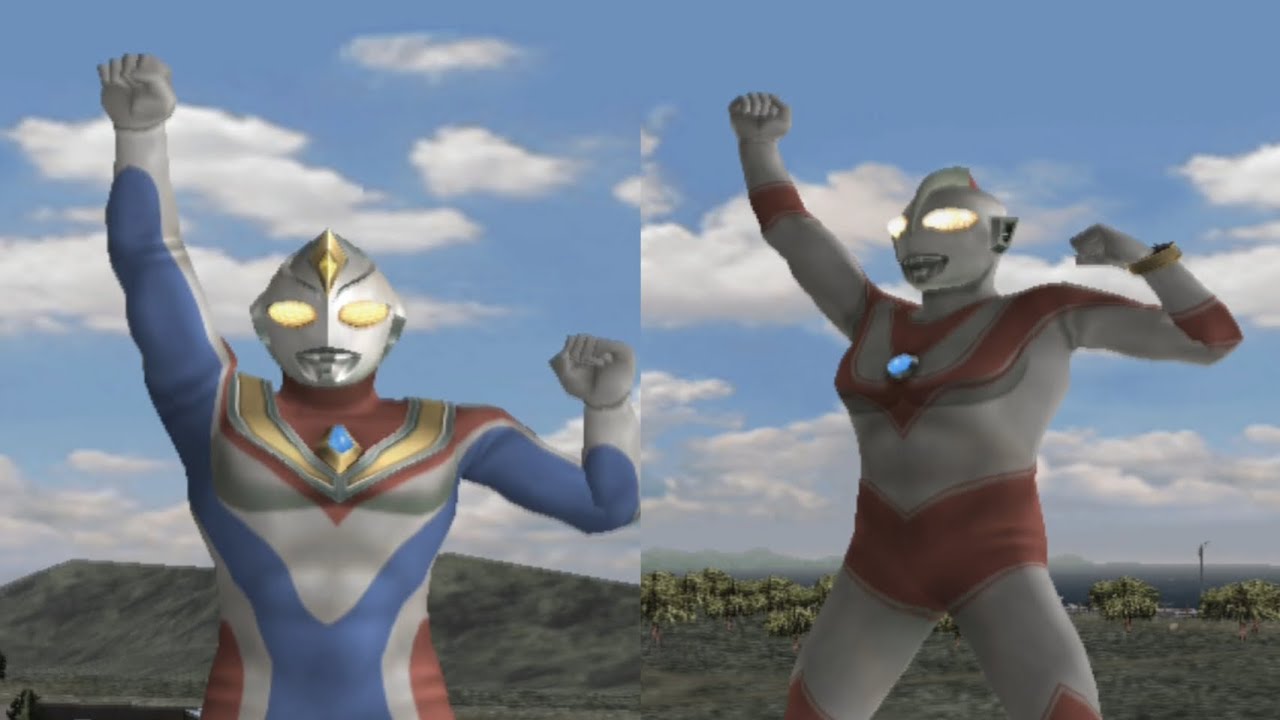 ULTRAMAN FIGHTING EVOLUTION 3~(PLAYSTATION 2)~ULTRAMAN DYNA VS ULTRAMAN JACK(HARD)~VERSUS MODE