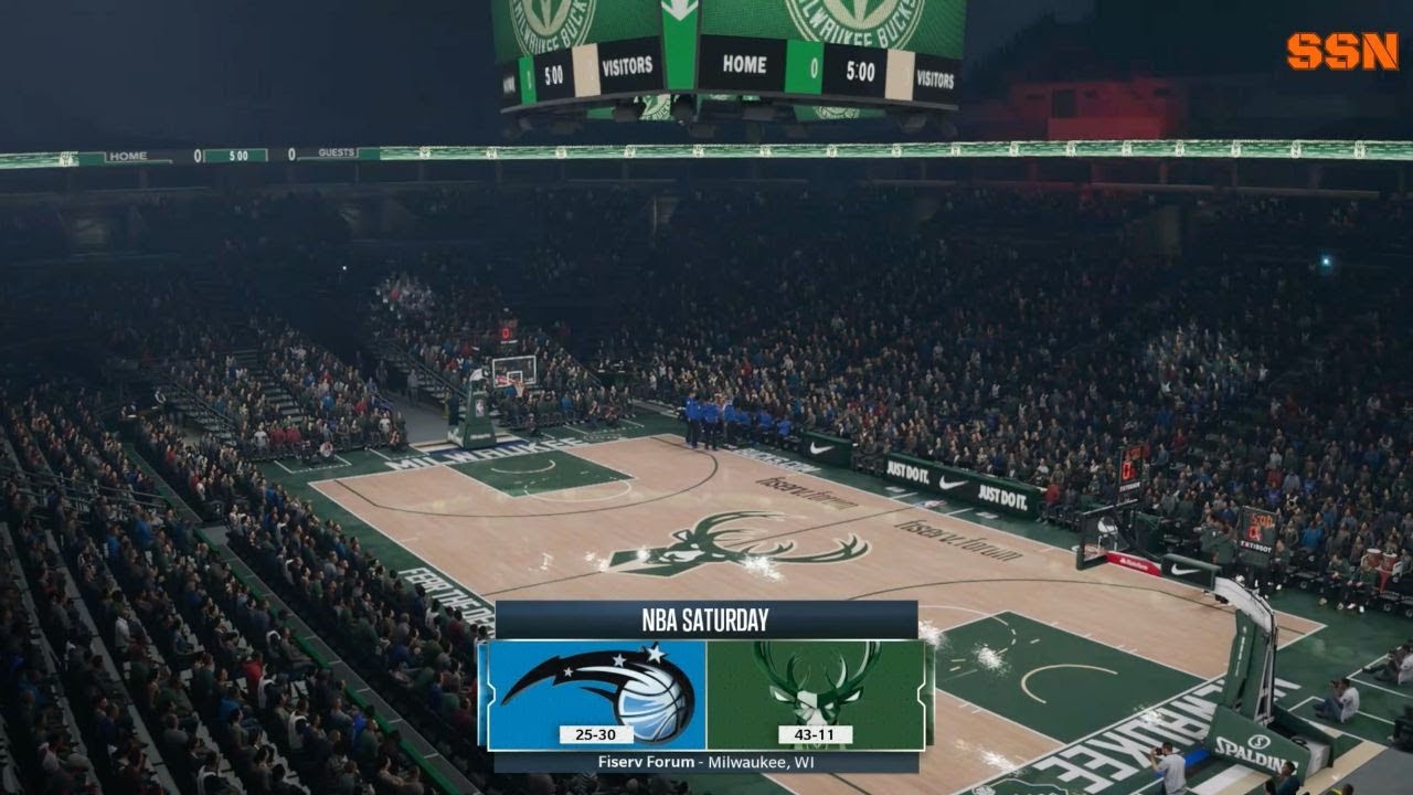 NBA Live 19- Orlando Magic (25-30) vs Milwaukee Bucks (43-11)