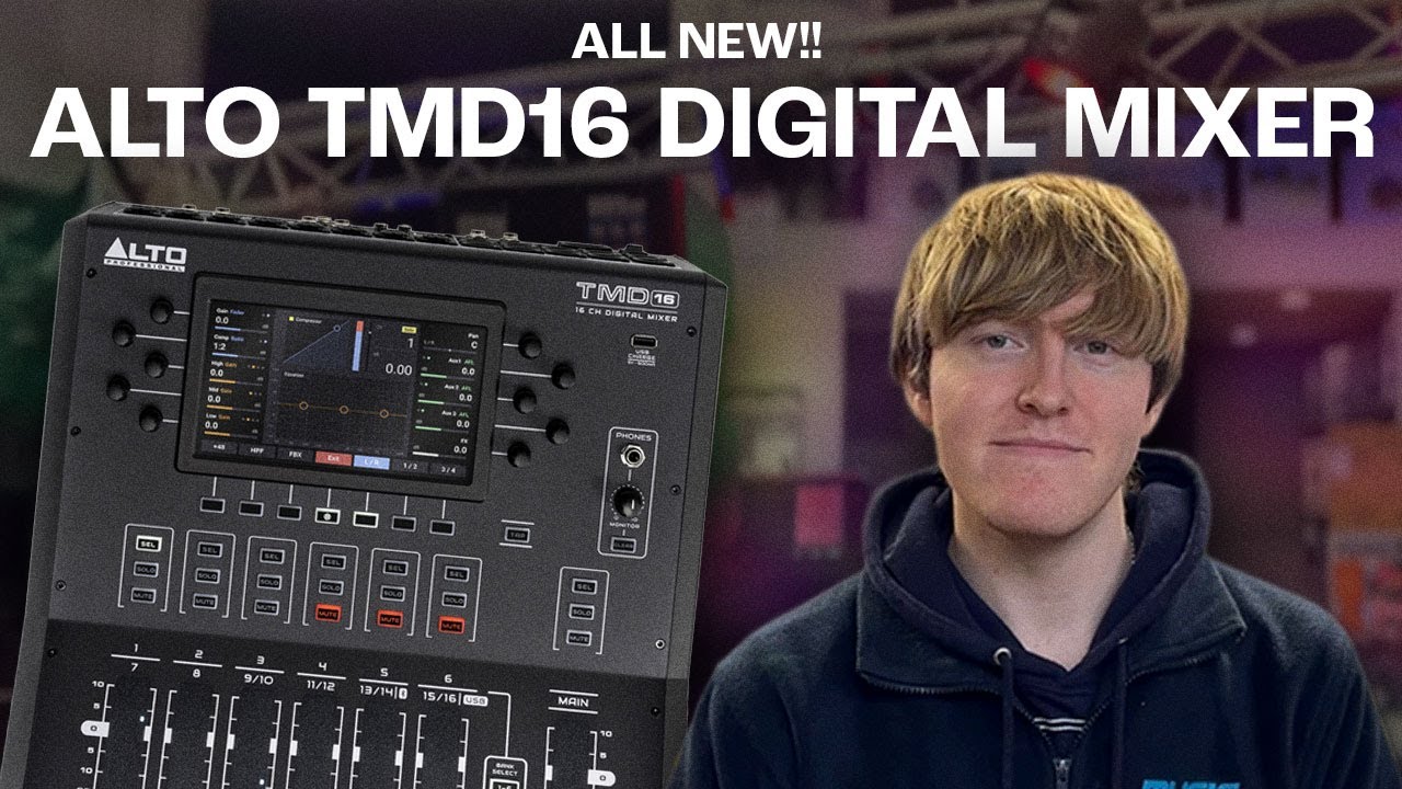 Новый цифровой микшер Alto Professional TMD16 | Первый взгляд